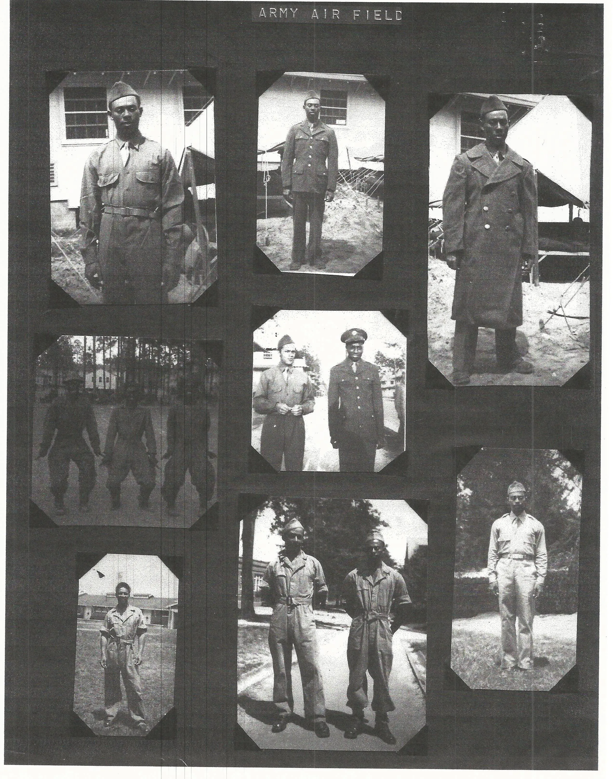 Original U.S. WWII Tuskegee Airmen Pilot Lt. Colonel Hiram Mann Named Grouping - 332nd Fighter Group
