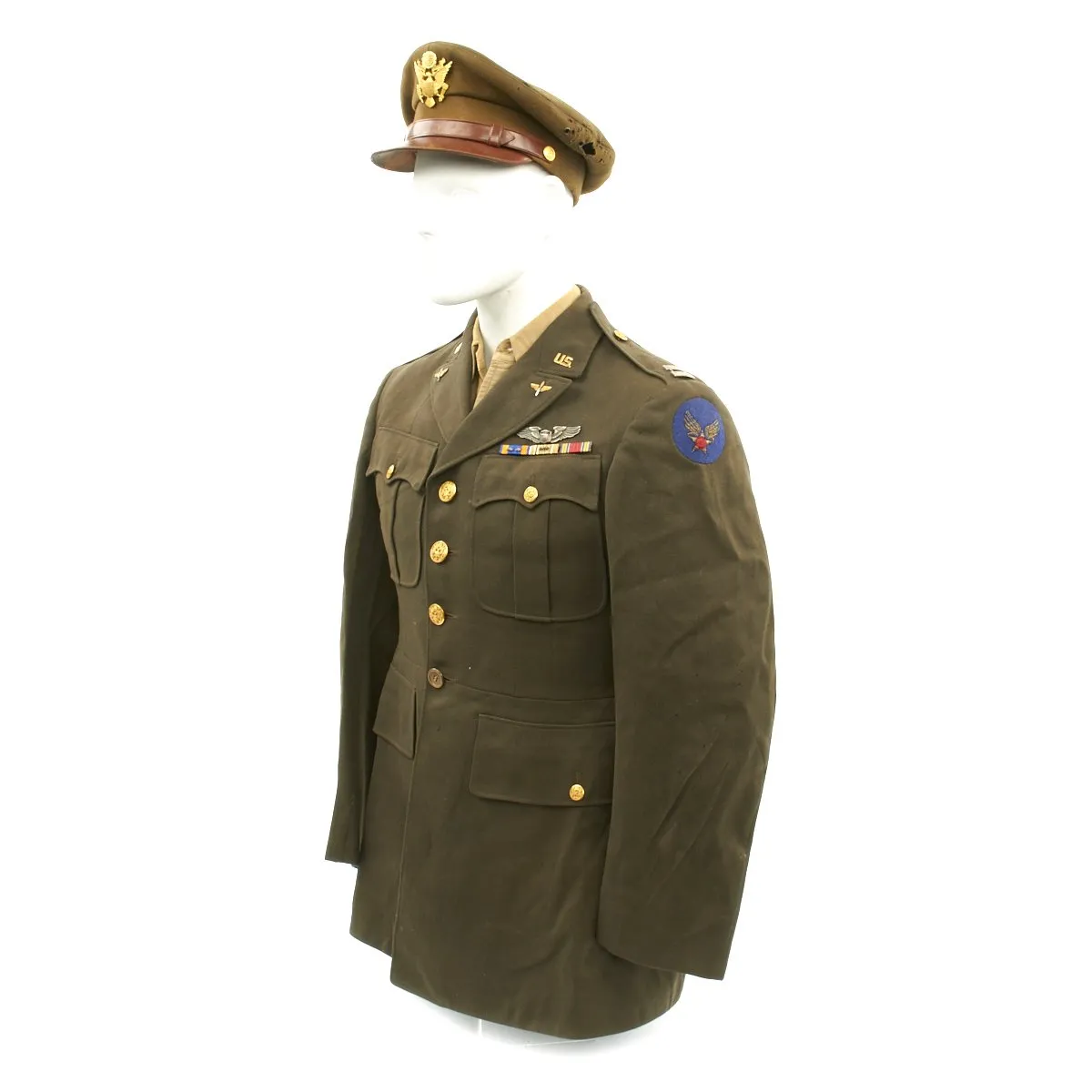 Original U.S. WWII Tuskegee Airmen Pilot Lt. Colonel Hiram Mann Named Grouping - 332nd Fighter Group