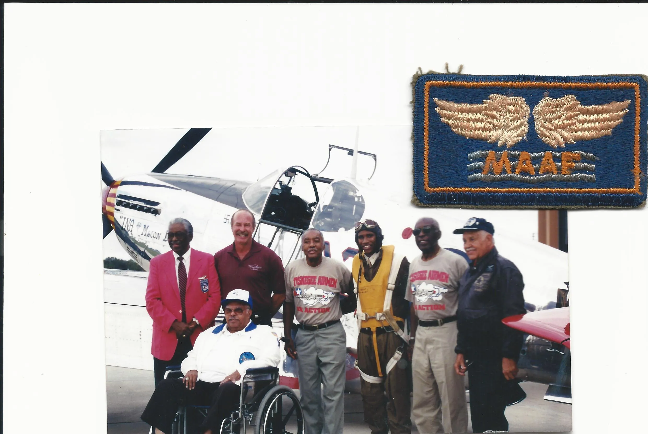 Original U.S. WWII Tuskegee Airmen Pilot Lt. Colonel Hiram Mann Named Grouping - 332nd Fighter Group