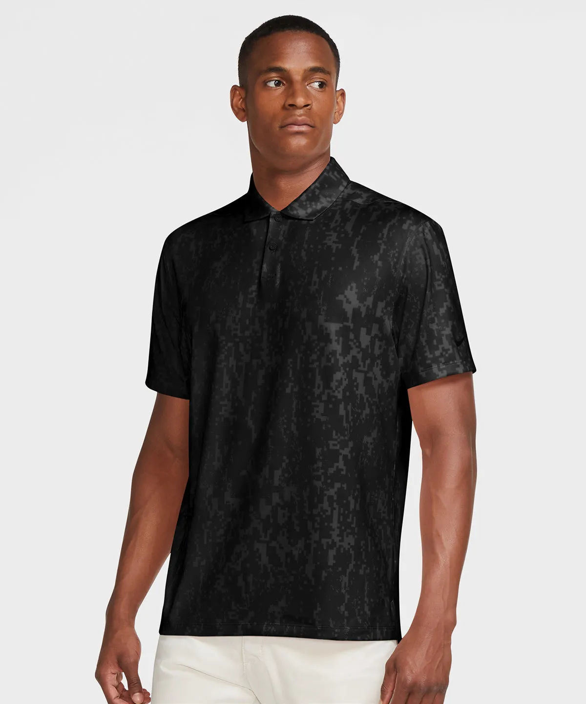 Photon Dust/Black - Nike Dry Vapor graffix polo