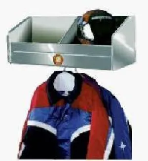 Pit Pal Double Bay Helmet Shelf