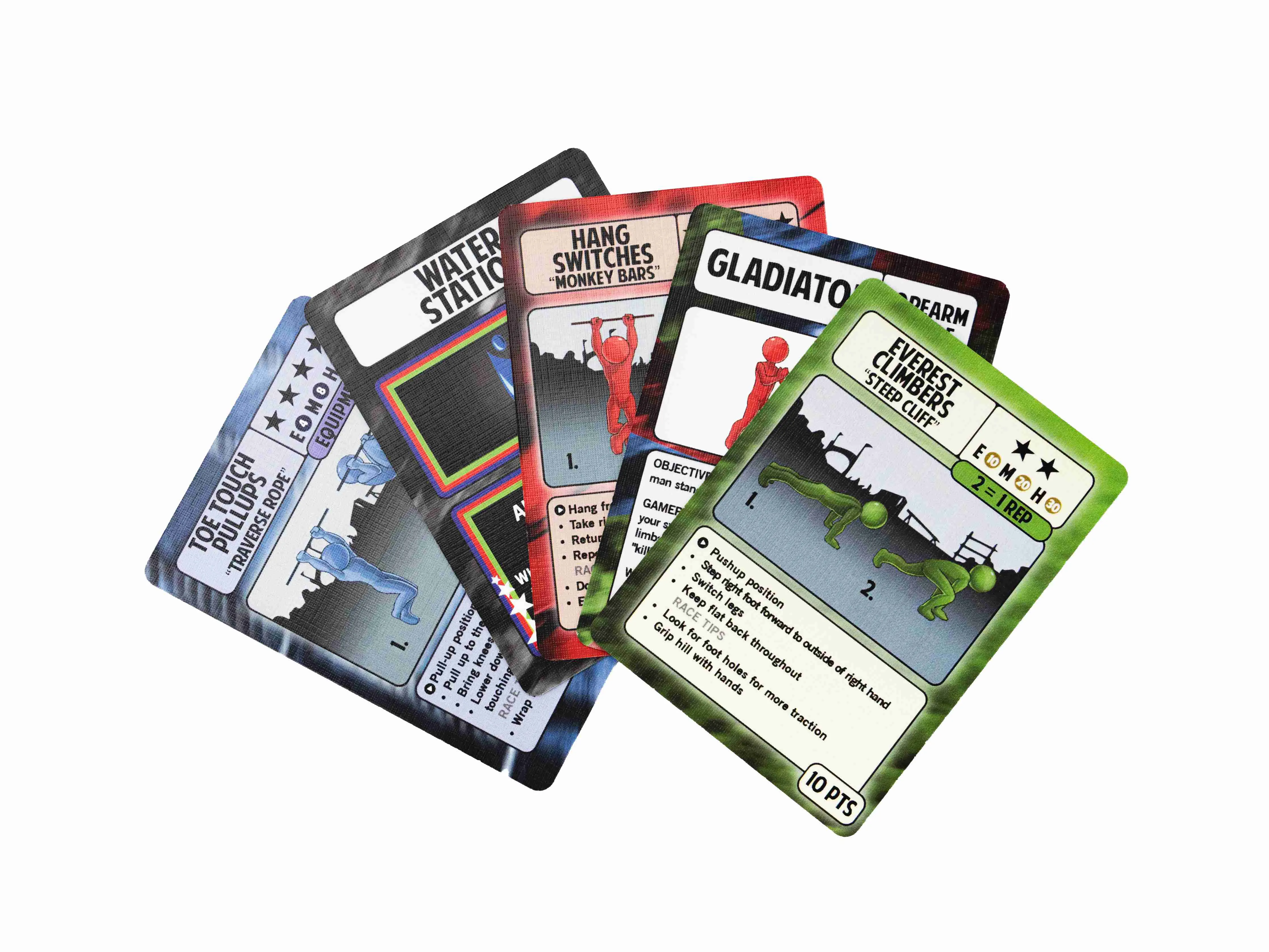Playout: Obstacle Course Race Training Card Game