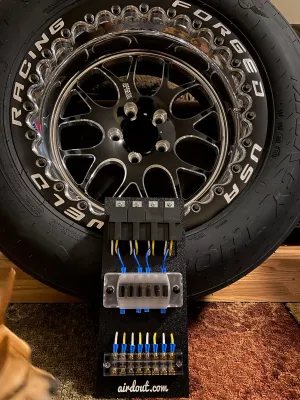 Race Car Fuse/ Relay Panel Block 4 Way