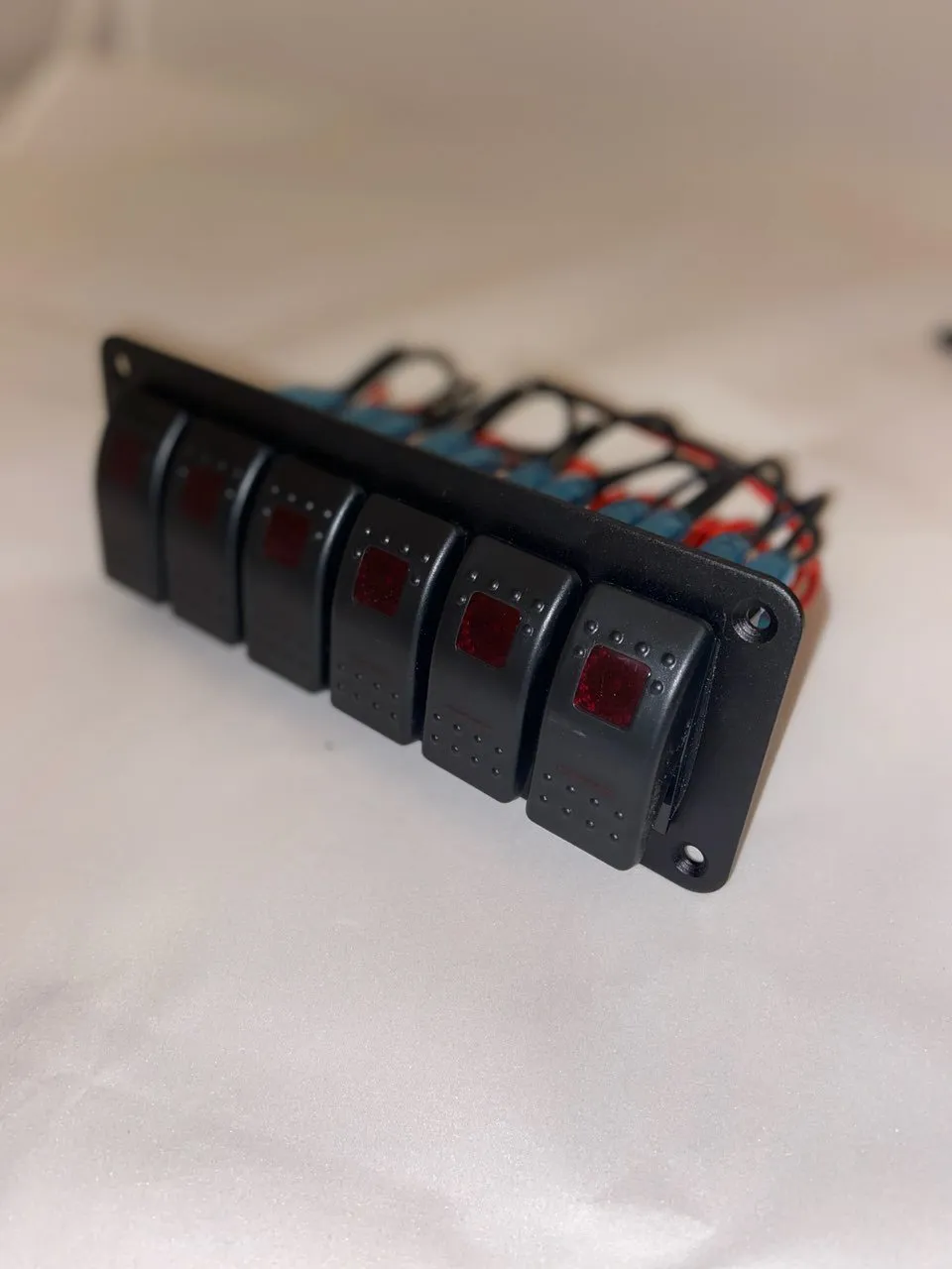Race Car Fuse/ Relay Panel Block 8 Way WITH SWITCHES