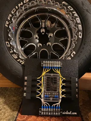 Race Car Fuse/ Relay Panel Block 8 Way