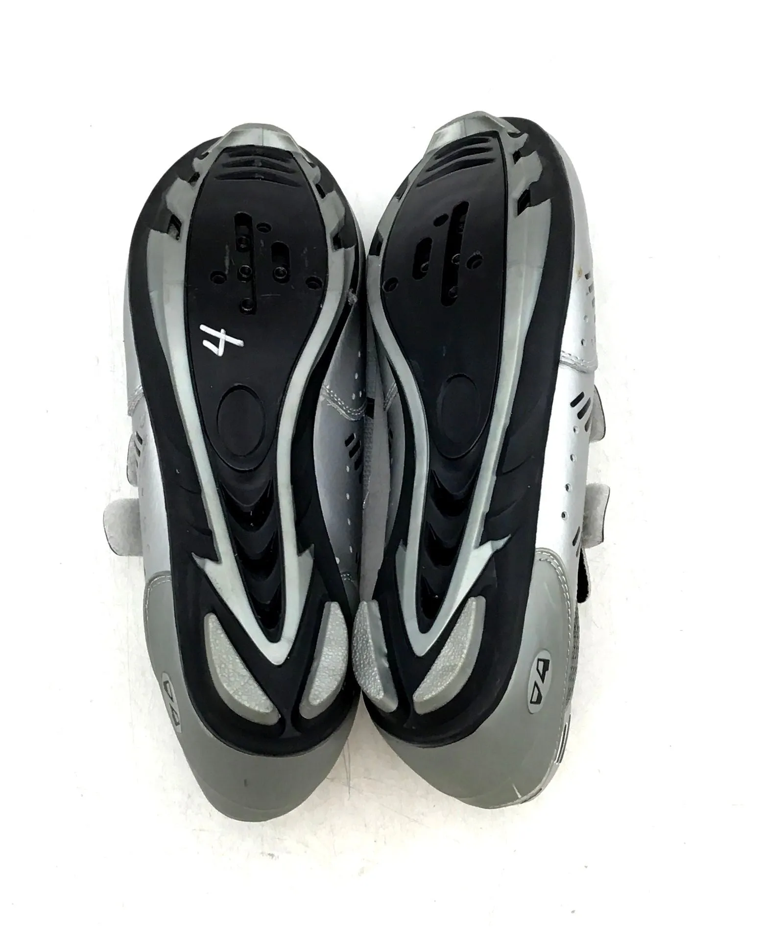 Sette Men's Ximo White Gray Low-Top Cycling Shoes - Size 11