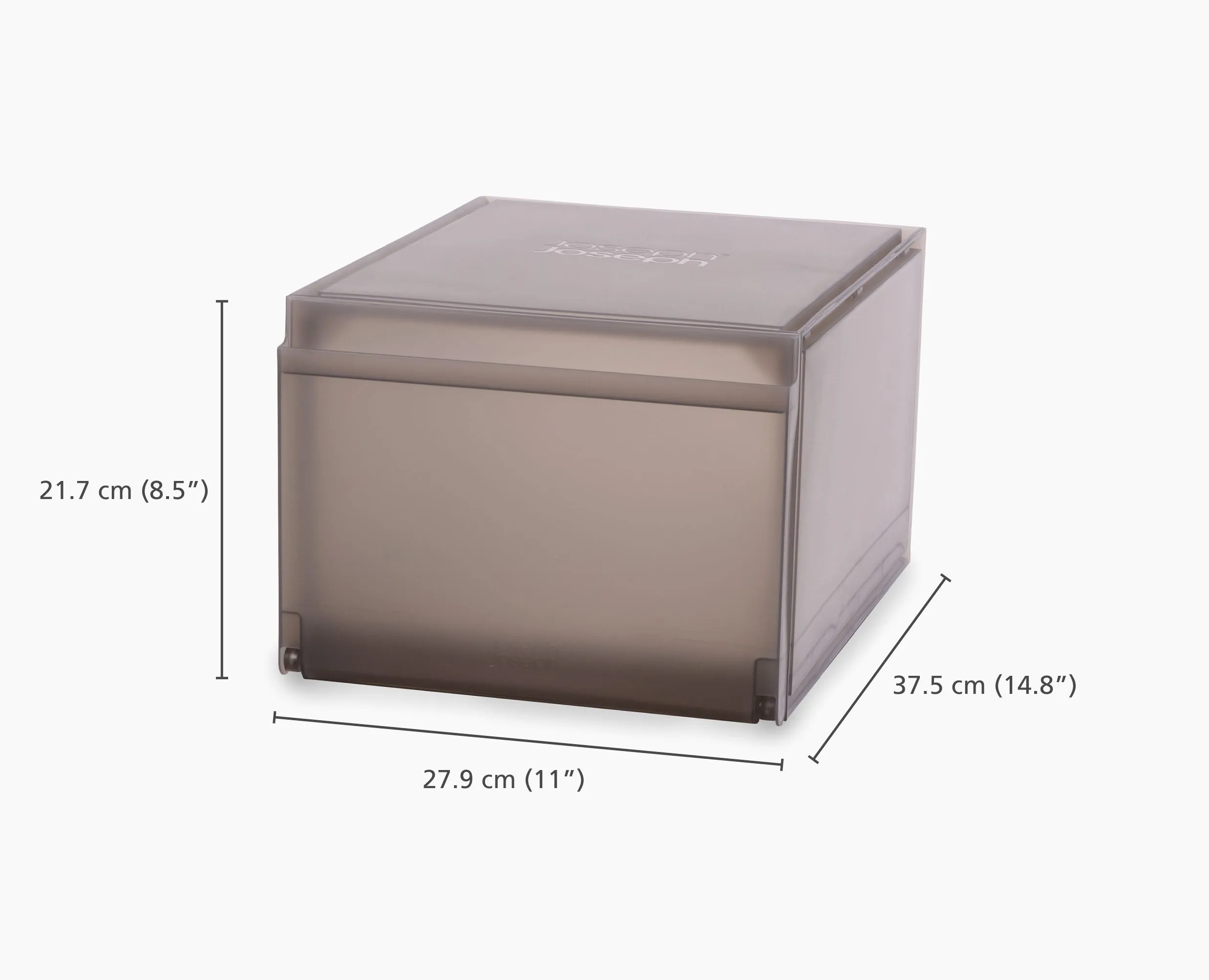 ShoeCase 6-piece Grey Shoe Storage Box