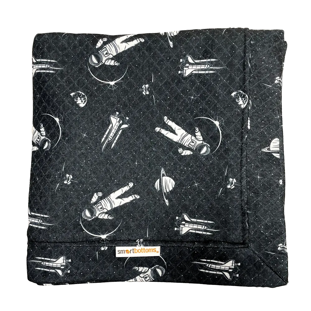 Smart Bottoms Cuddle Blanket ~ Space Race