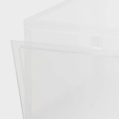 Stackable Large Bin Front Opening Clear - Brightroom