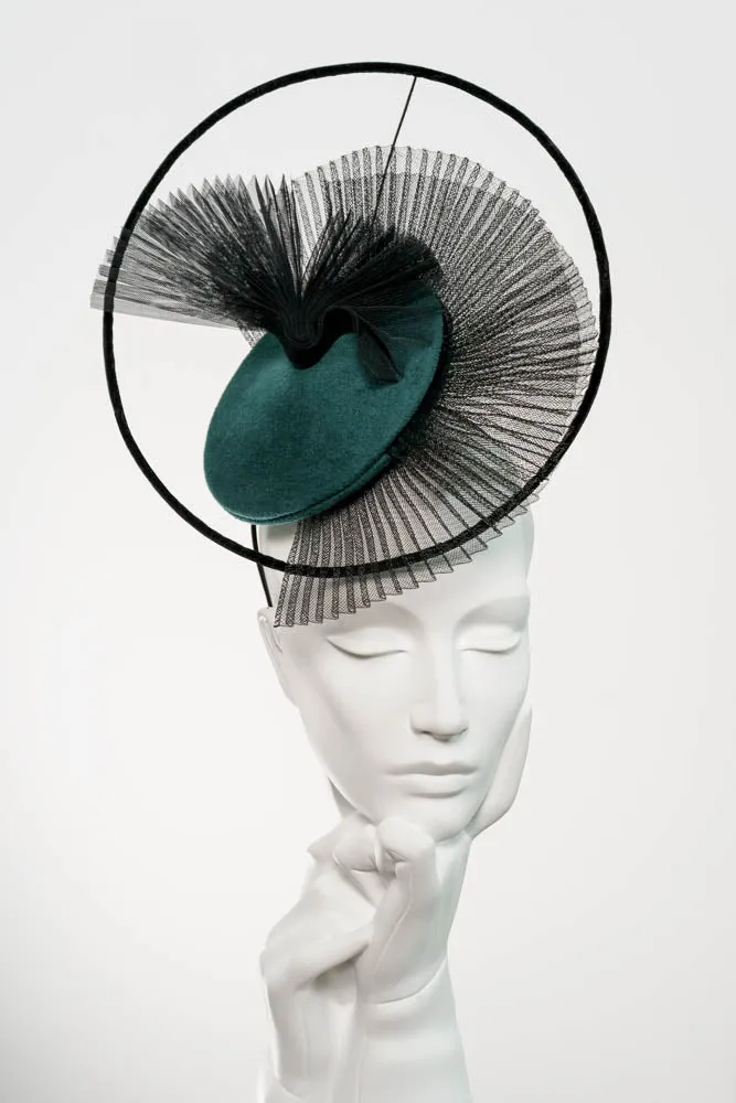 Statement Hat with Pleats - Farah