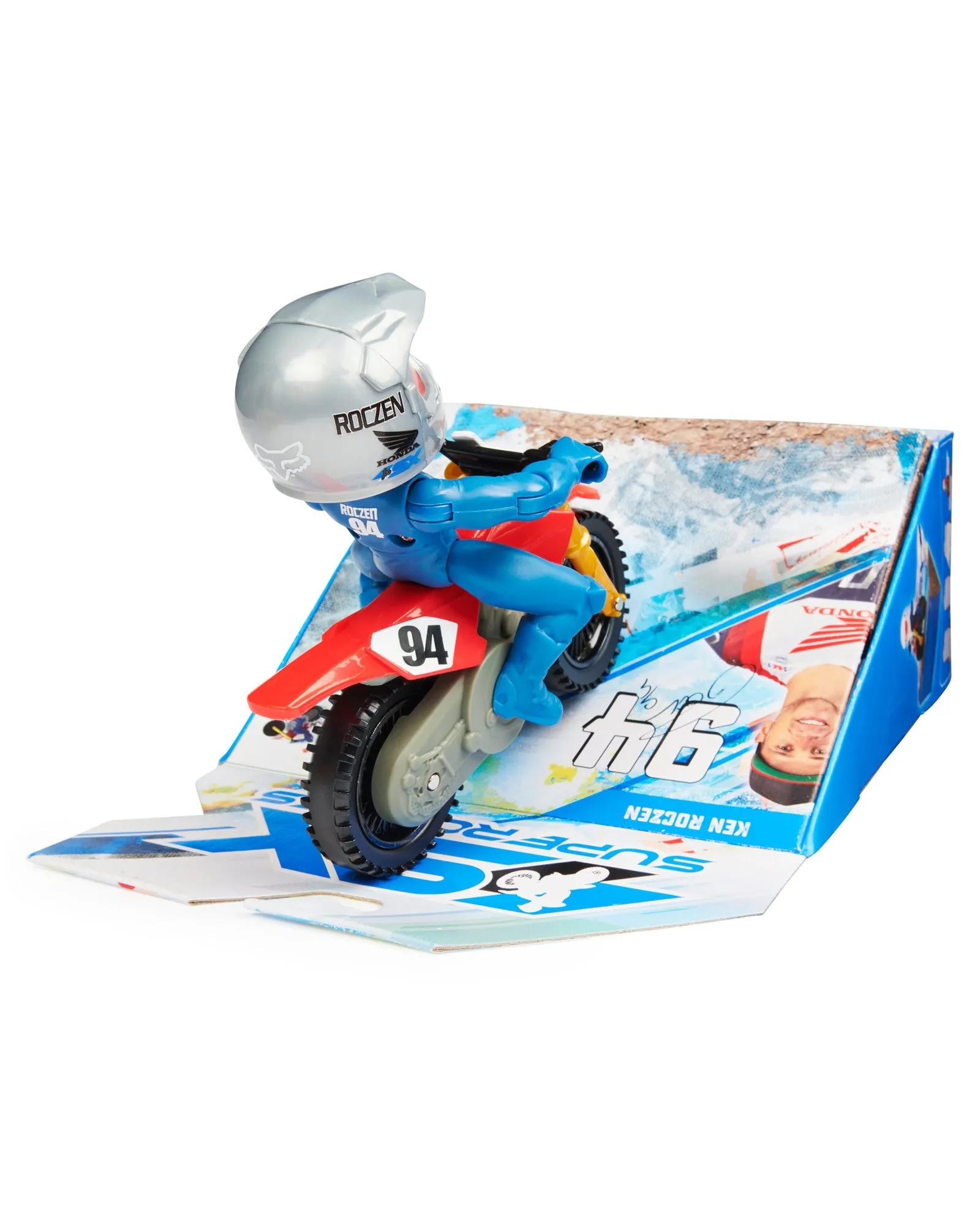 Supercross Race Wheelie Feature Motorcycle - Assorted