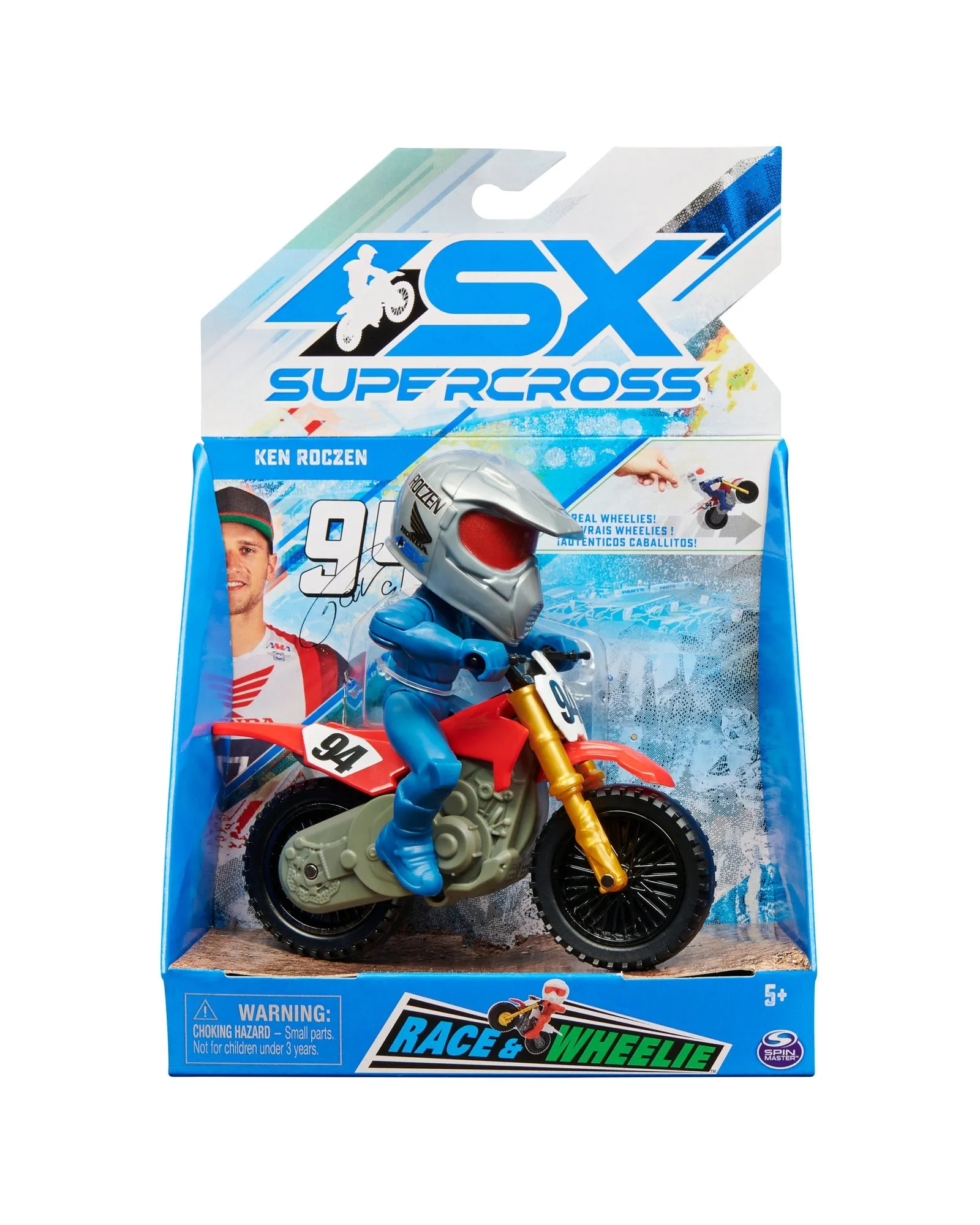 Supercross Race Wheelie Feature Motorcycle - Assorted