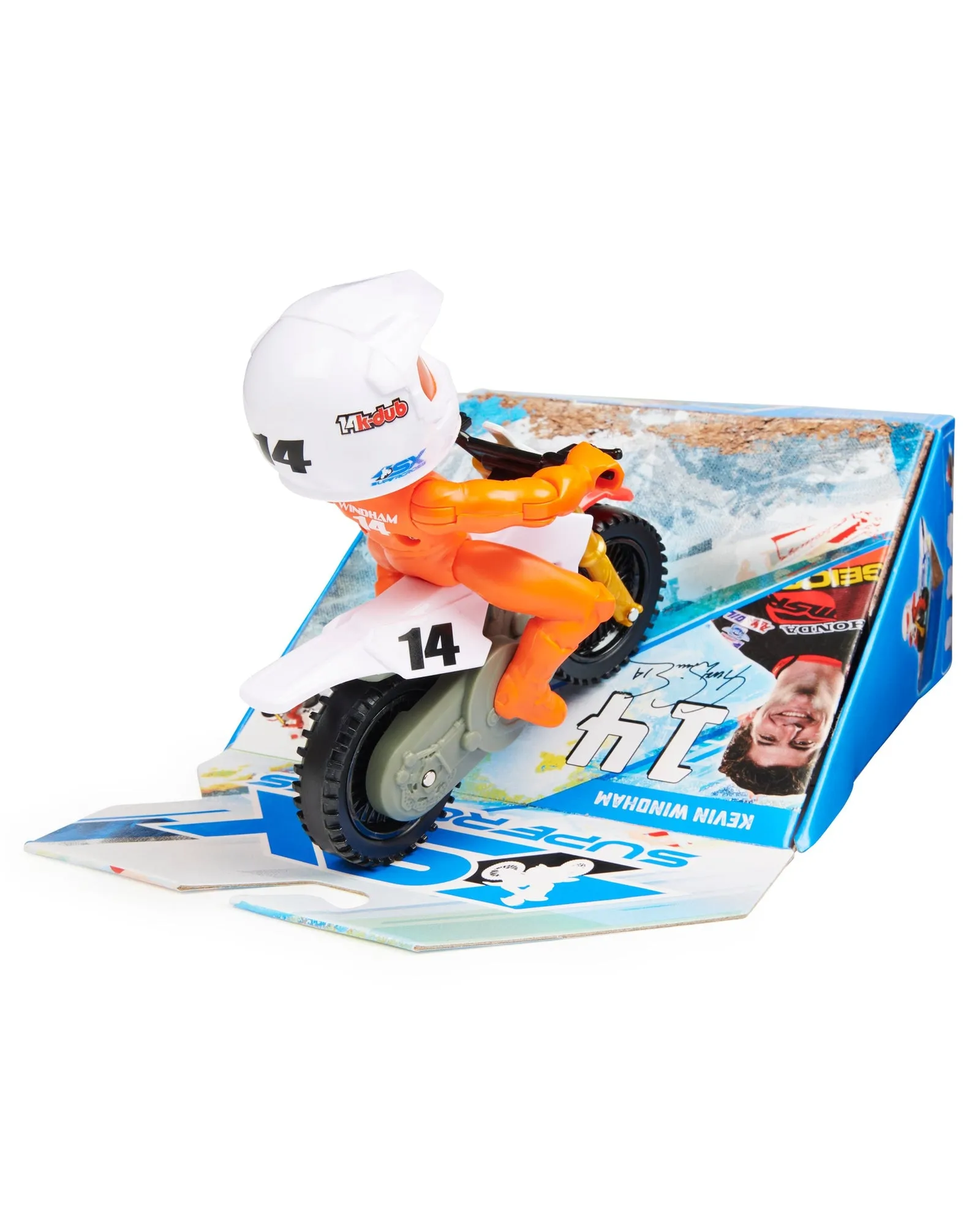 Supercross Race Wheelie Feature Motorcycle - Assorted
