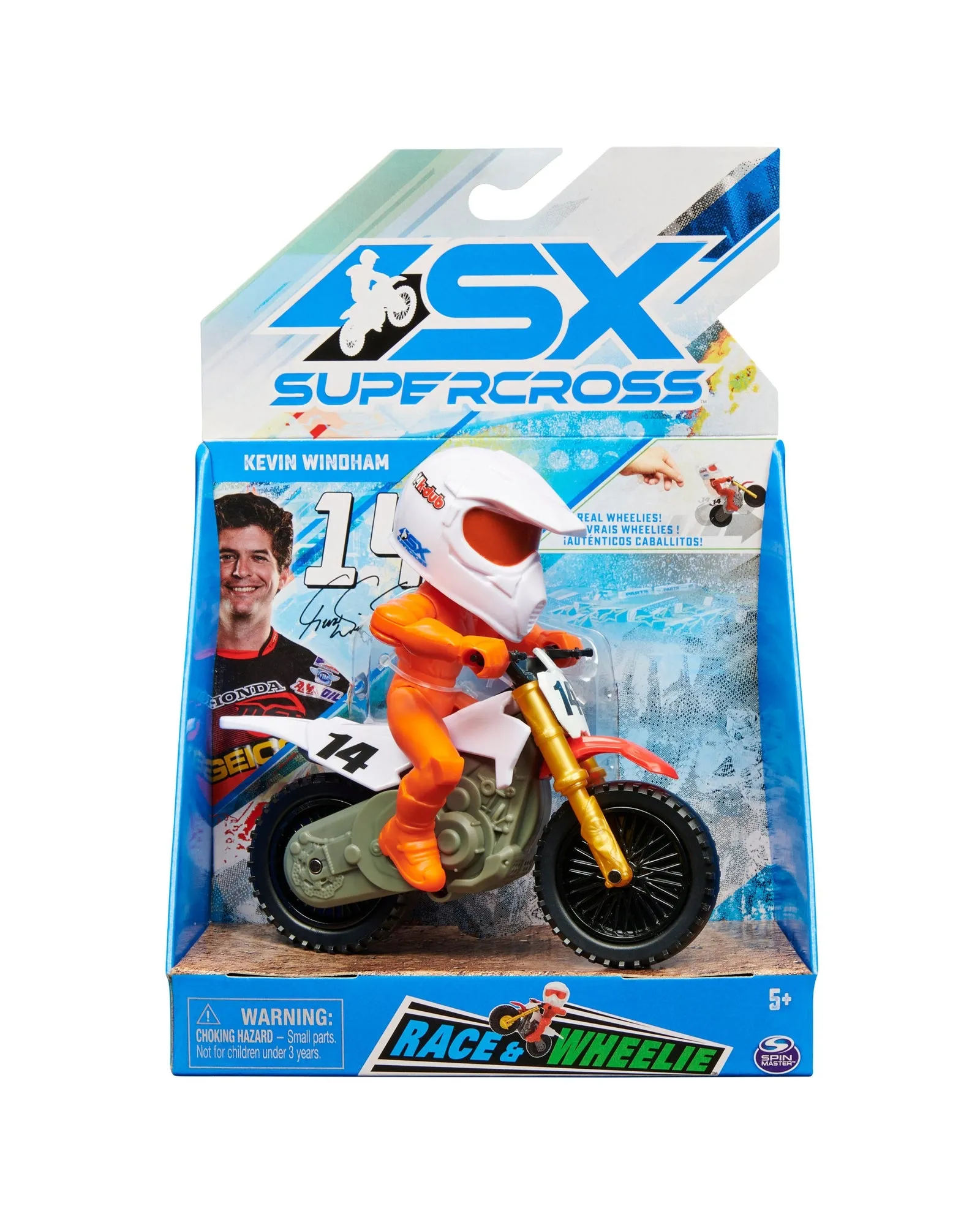 Supercross Race Wheelie Feature Motorcycle - Assorted