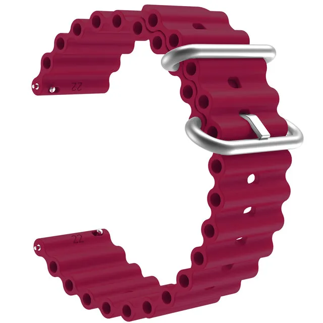 Suunto Race compatible Silicone Ocean Bands Watch Straps