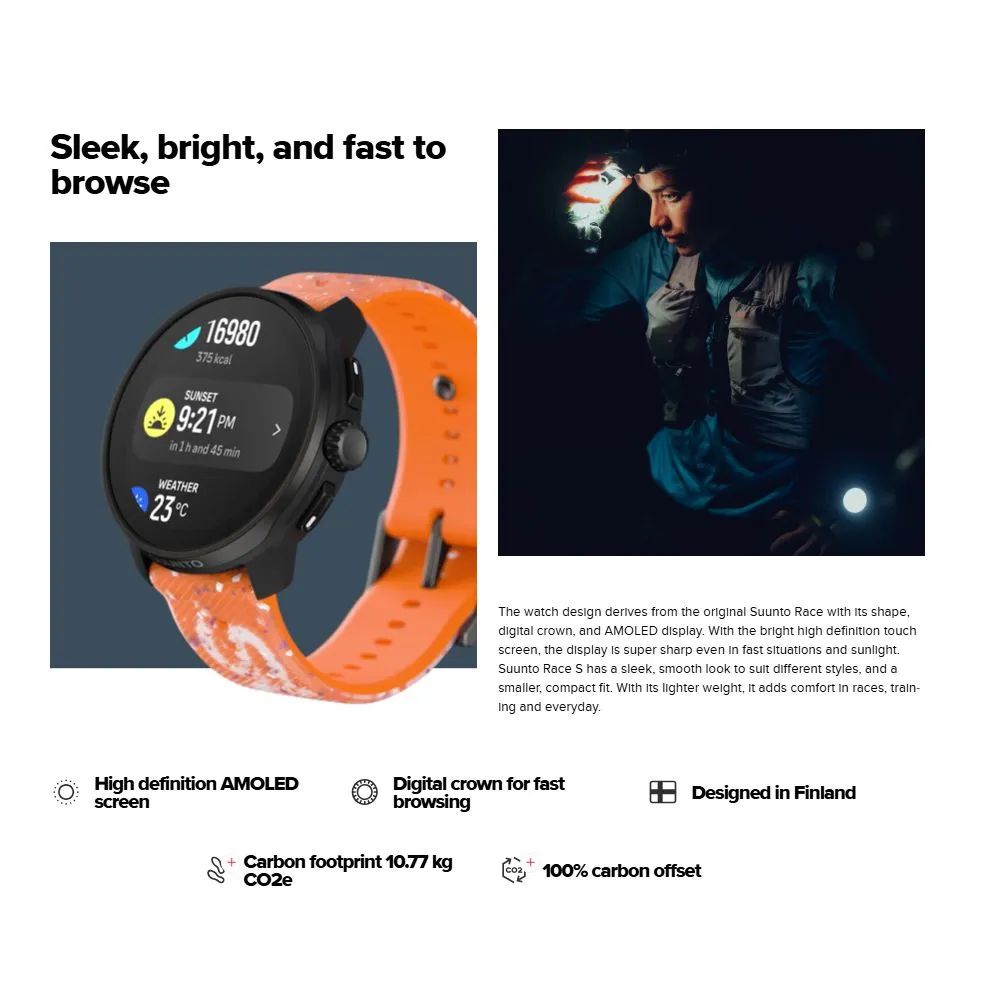 Suunto Race S (Courtney Dauwalter Glow-In-The-Dark)
