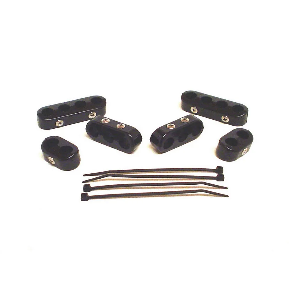 Taylor Clamp-On Style Wire Separator Kit - Black - 7-8mm Plug Wire Size