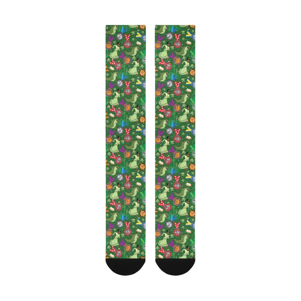 Tiana Wine And Dine Race Over-The-Calf Socks