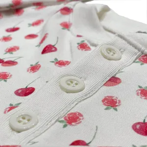 Two Piece Pajama Set Cherry with Raspberries For Kids