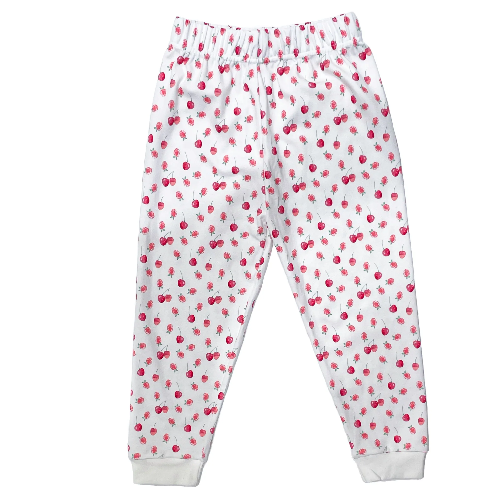 Two Piece Pajama Set Cherry with Raspberries For Kids