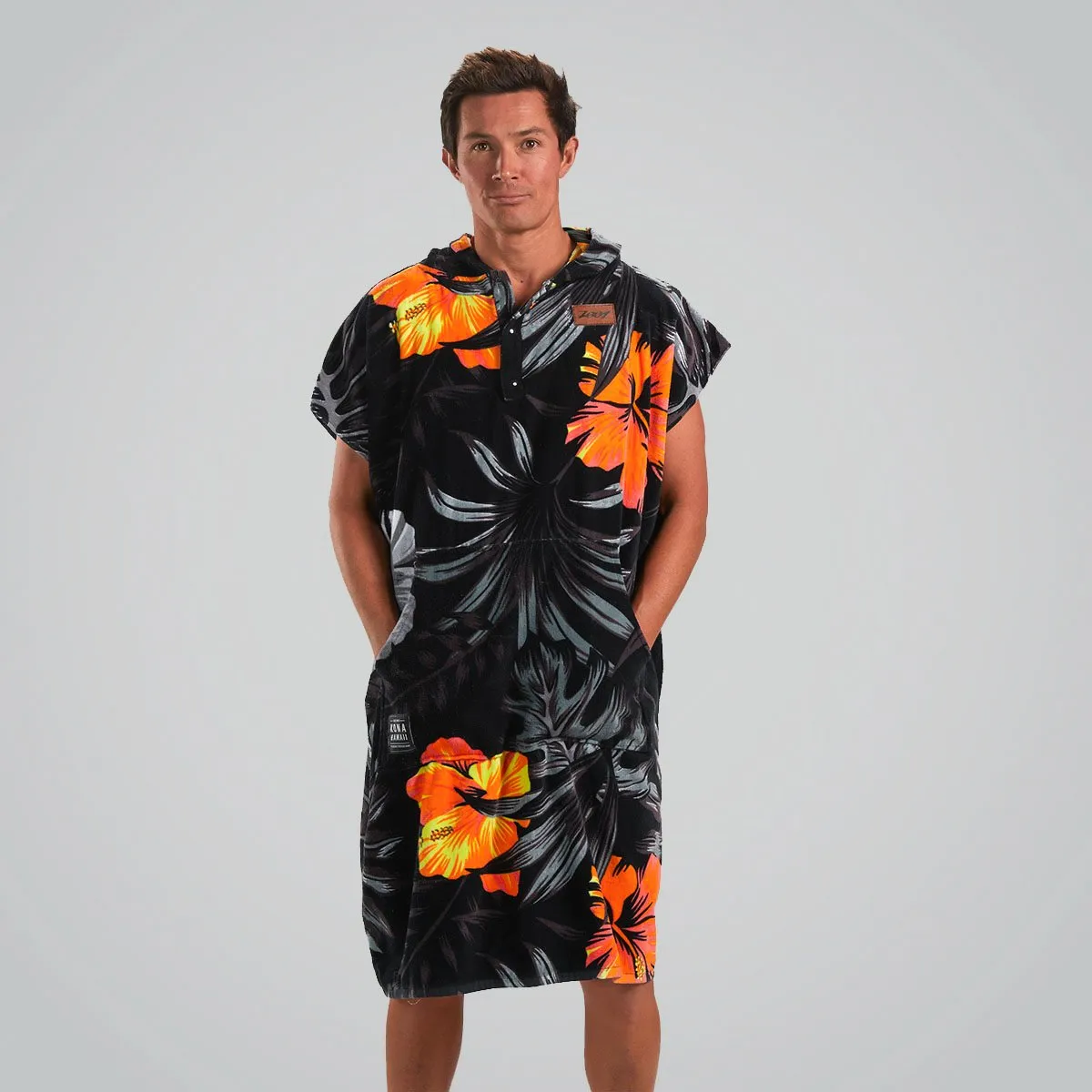 Unisex Transition Poncho Tropical