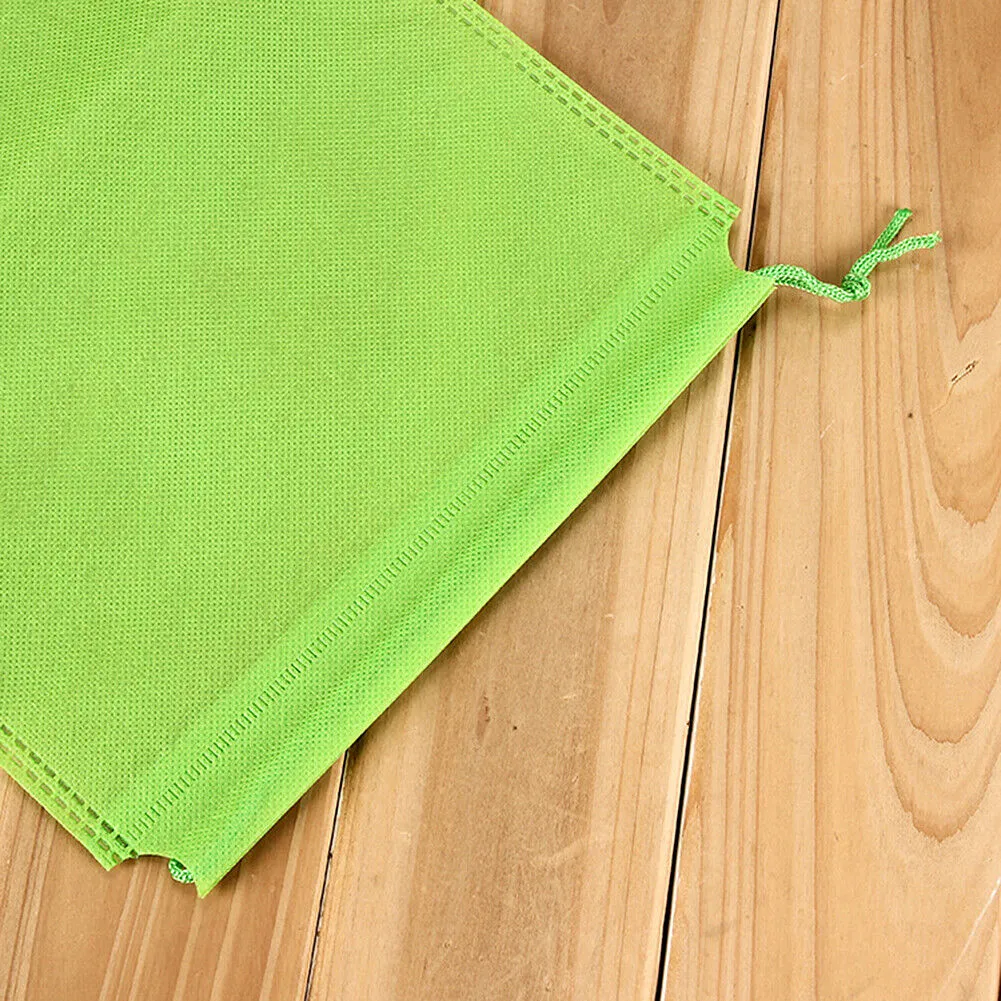 US 12PCS Boot Shoe Toy Storage Drawstring Bag Travel Organizer Large Dust-proof