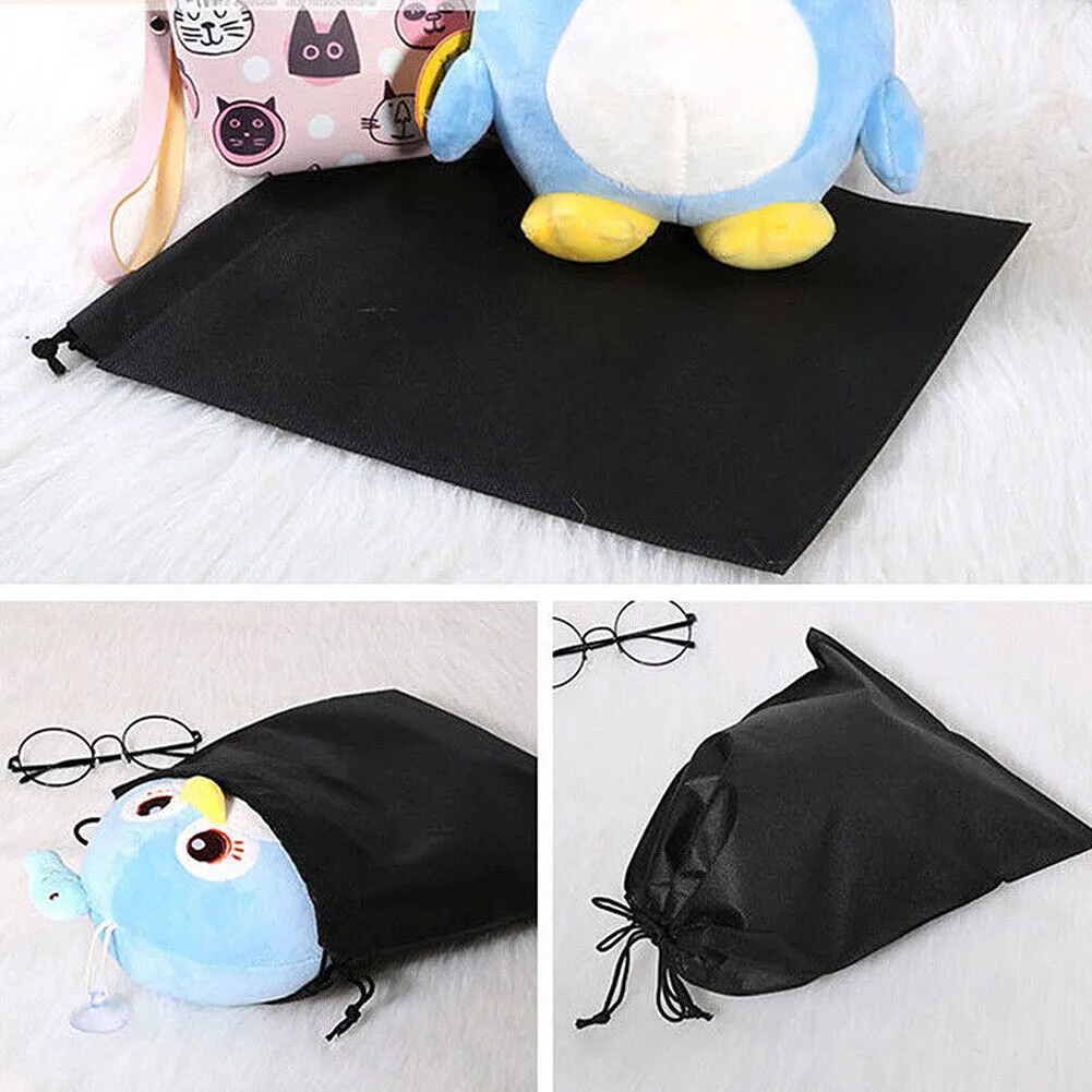 US 12PCS Boot Shoe Toy Storage Drawstring Bag Travel Organizer Large Dust-proof