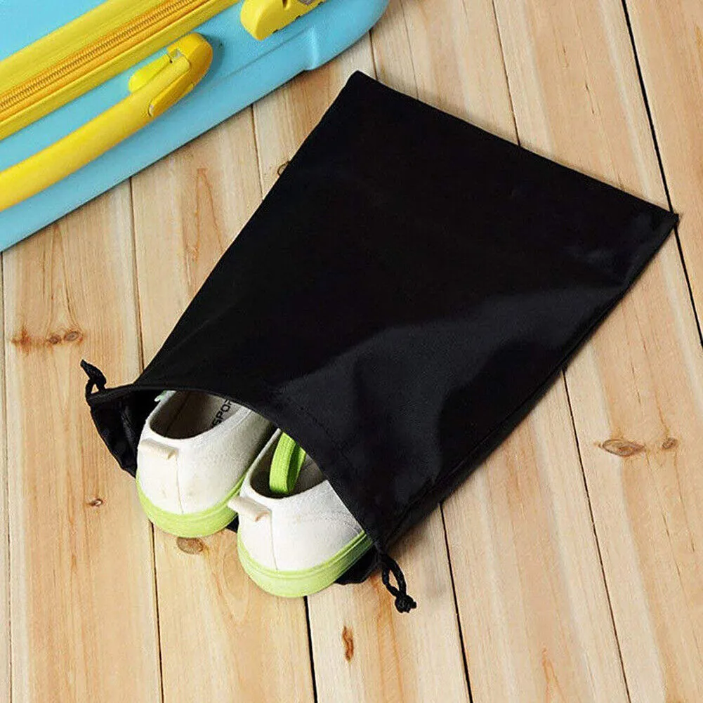 US 12PCS Boot Shoe Toy Storage Drawstring Bag Travel Organizer Large Dust-proof