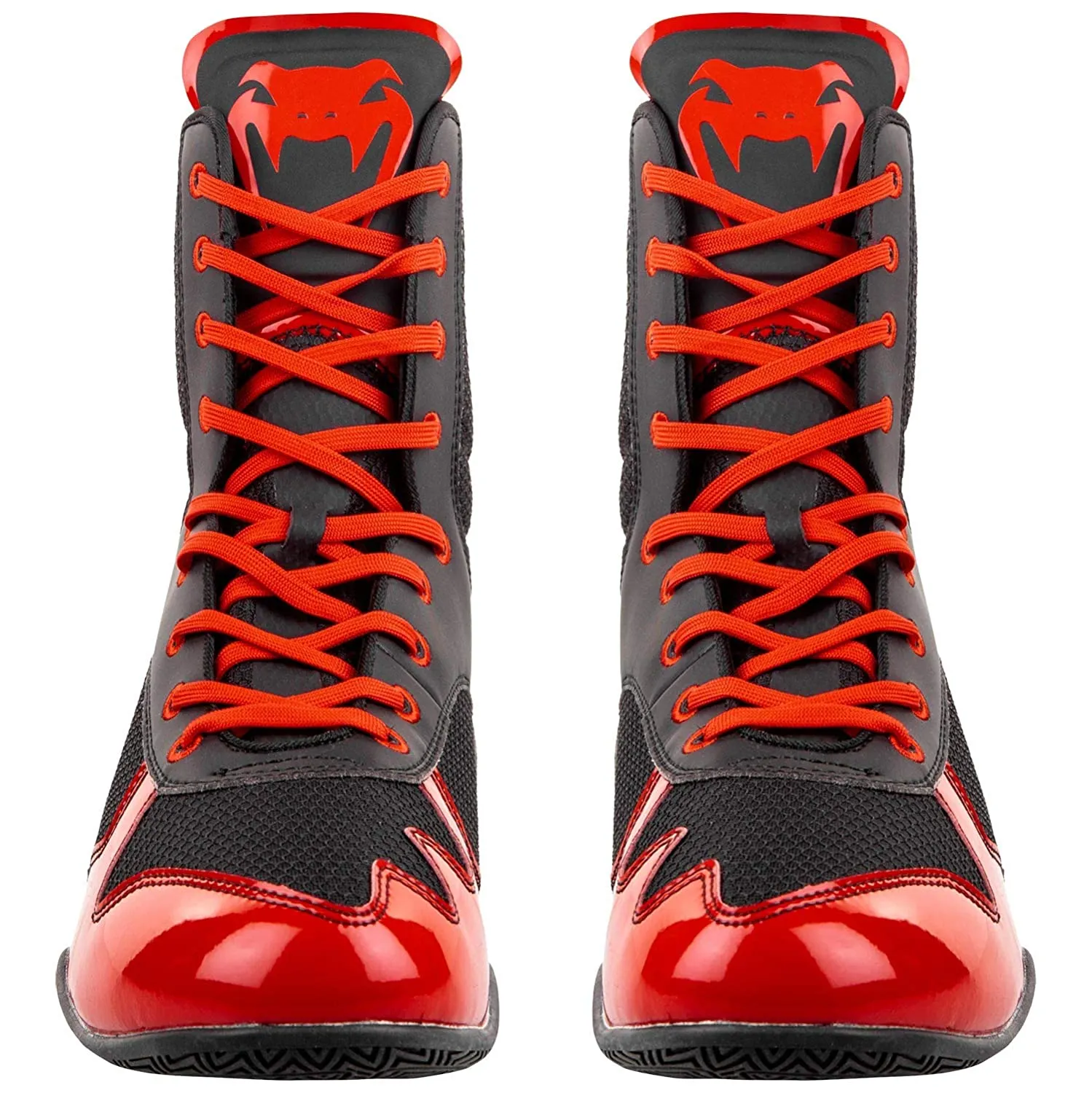 Venum Elite Boxing Shoes - Black/Red