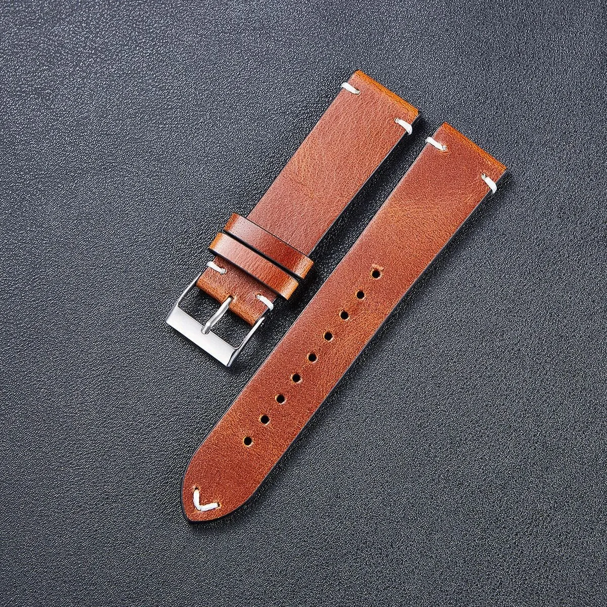 Vintage Oiled Leather Watch Straps Compatible with the Suunto Race
