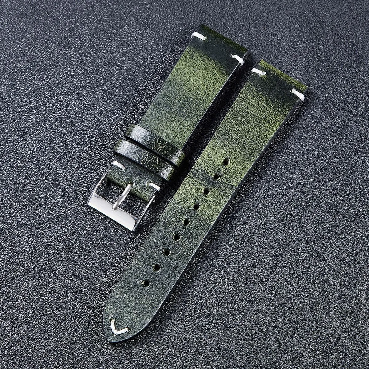 Vintage Oiled Leather Watch Straps Compatible with the Suunto Race
