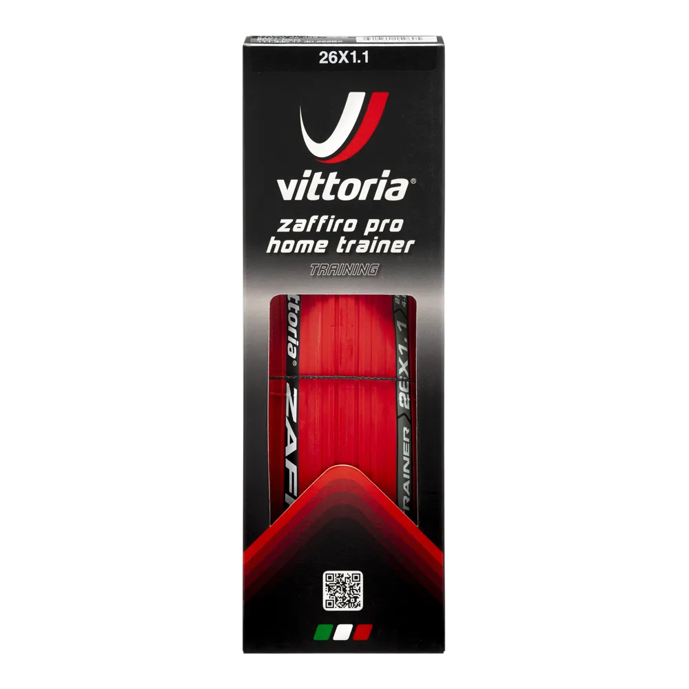 Vittoria Zaffiro Pro 700x23c Home Trainer Folding Tyre Red