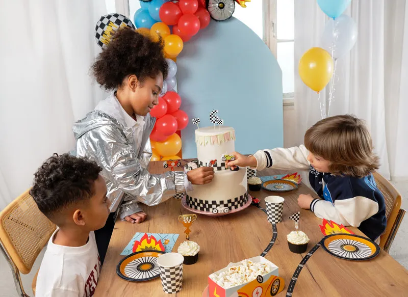 Wheel Small Paper Plates - Pack of 6