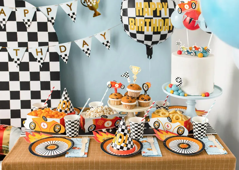 Wheel Small Paper Plates - Pack of 6