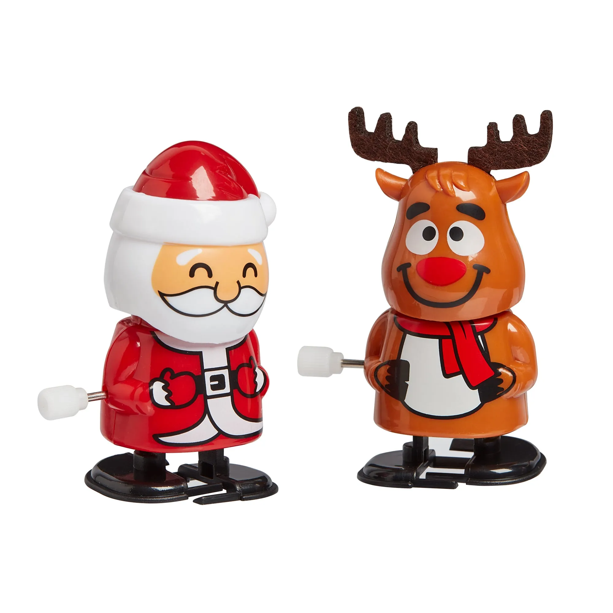 Wind Up Santa & Reindeer Toys