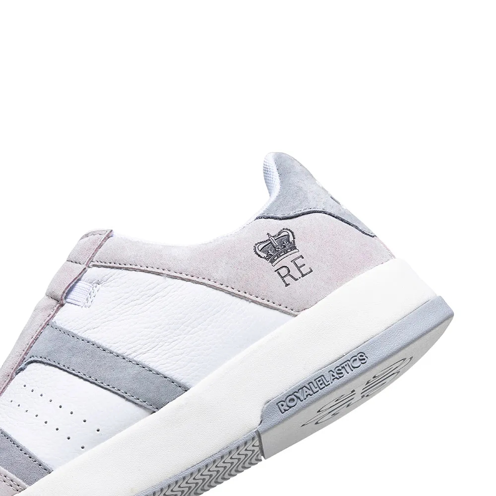 Women's Icon Ultra Lux White Gray Leather Sneakers 97443-088