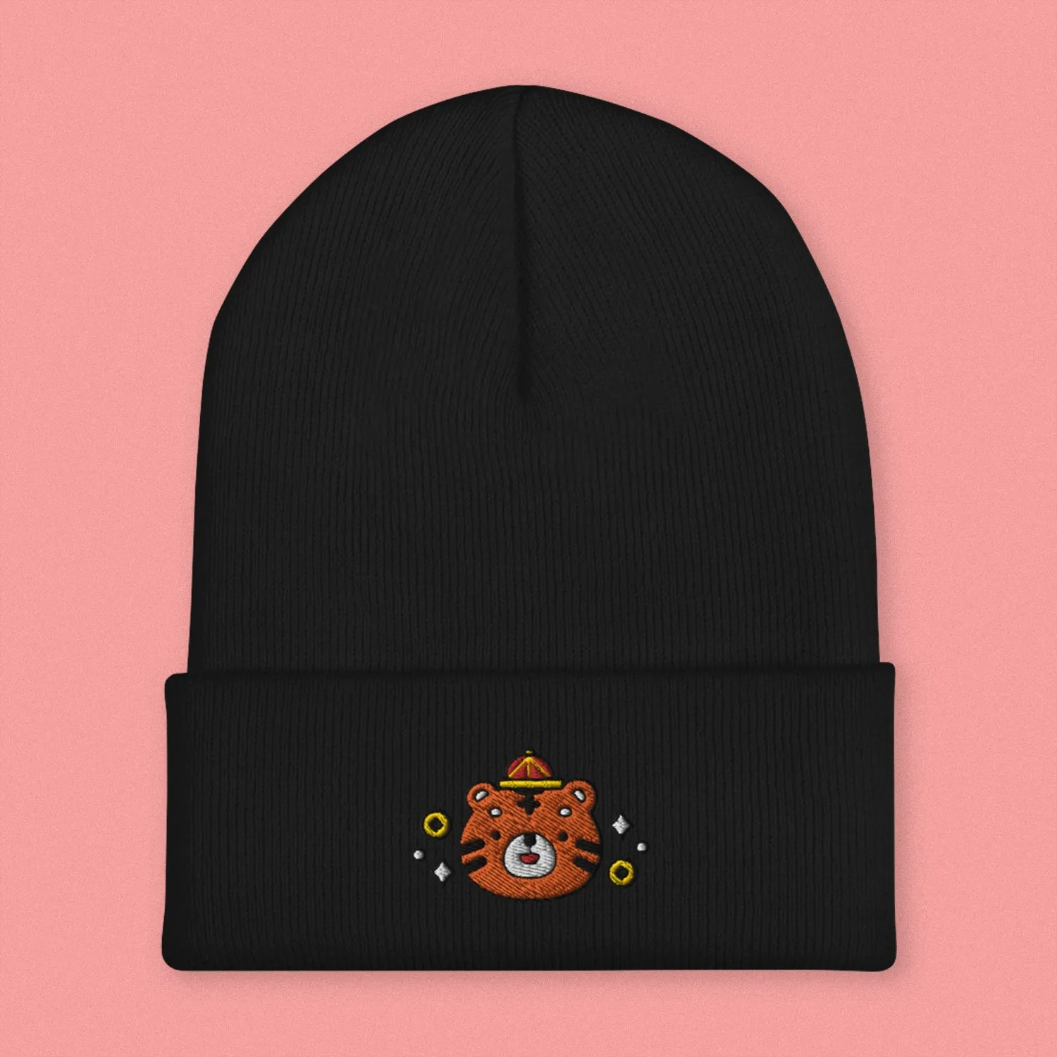 Year of the Tiger Embroidered Beanie