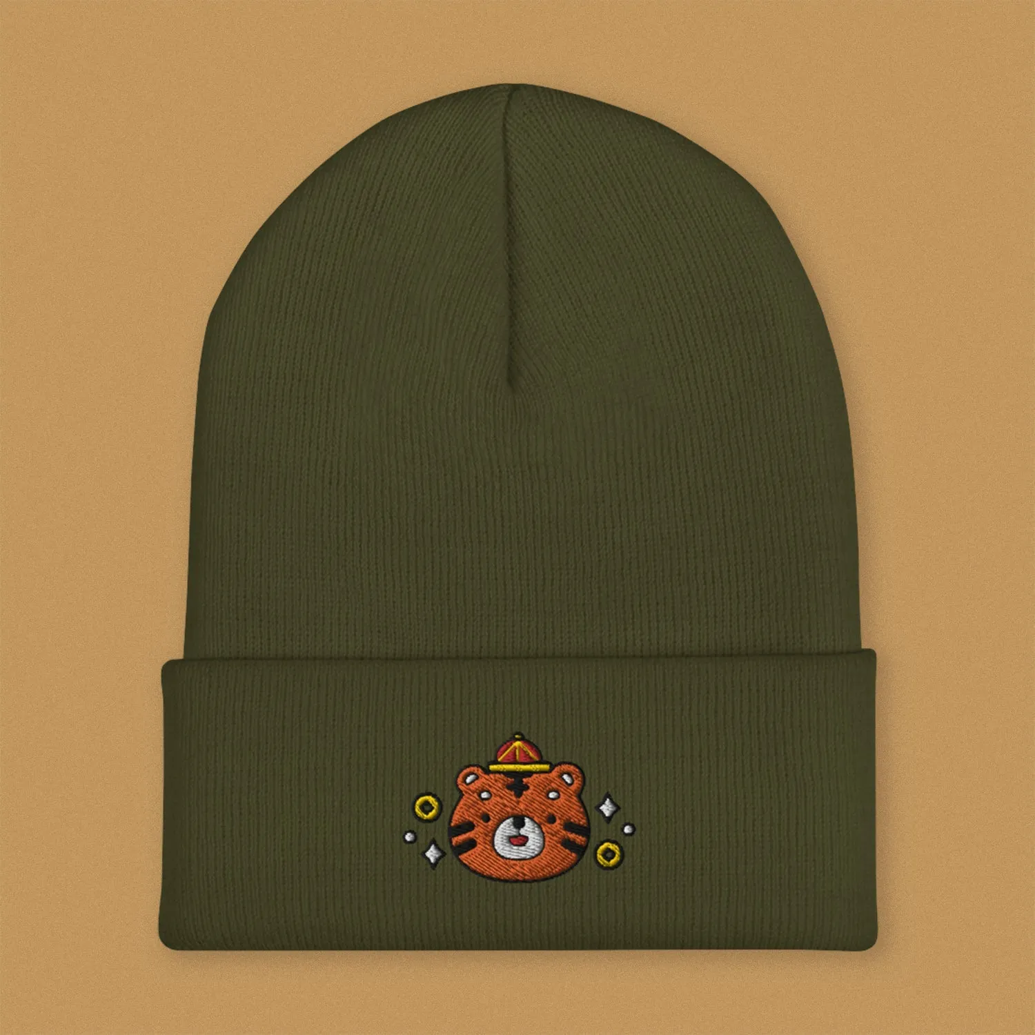 Year of the Tiger Embroidered Beanie