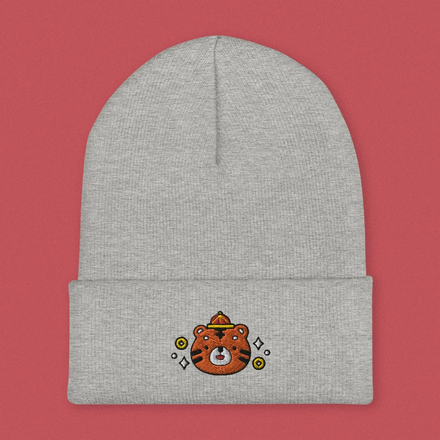 Year of the Tiger Embroidered Beanie
