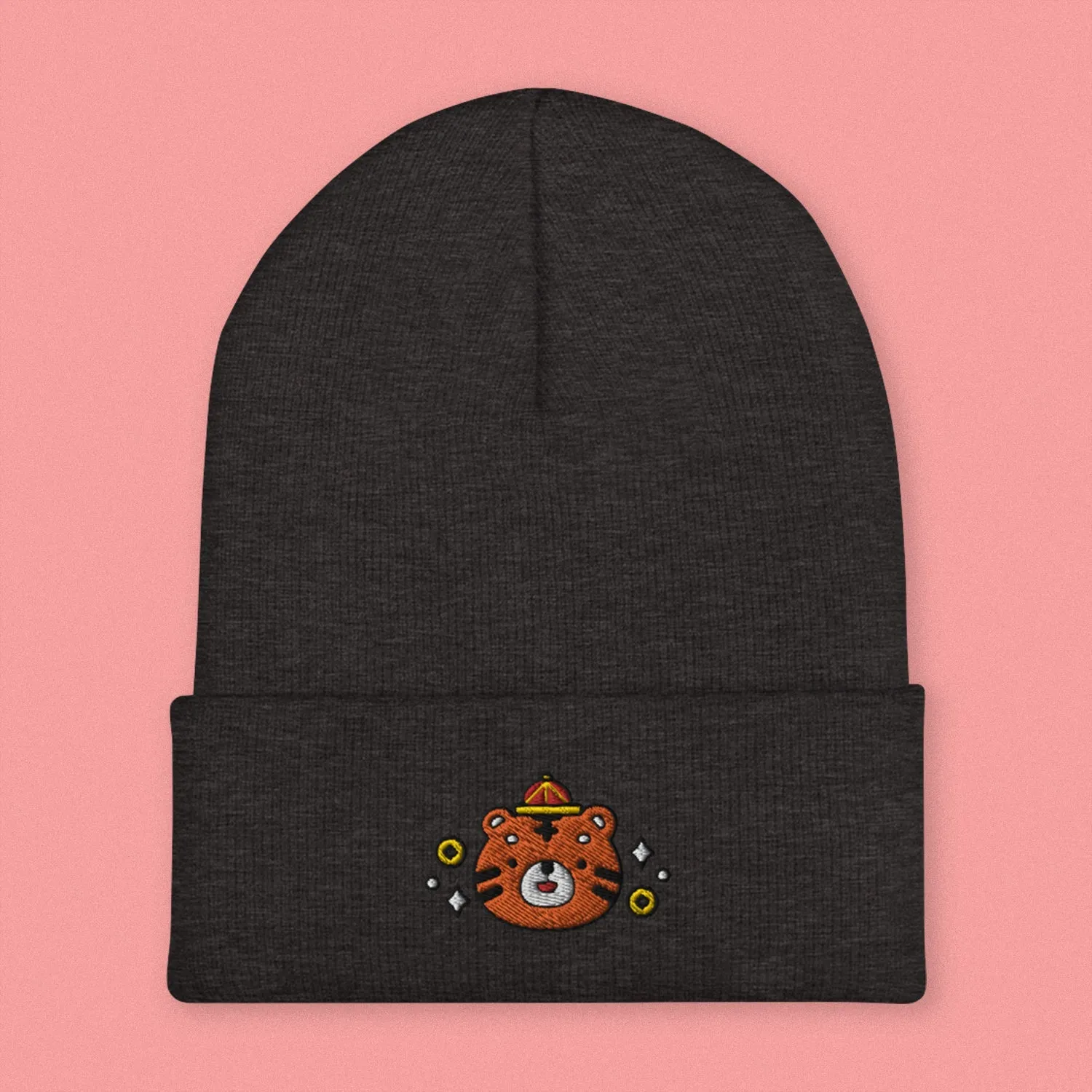 Year of the Tiger Embroidered Beanie